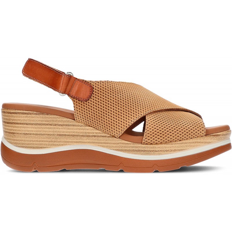 SANDALI PAULA URBAN 3-300 NABUK TABACO
