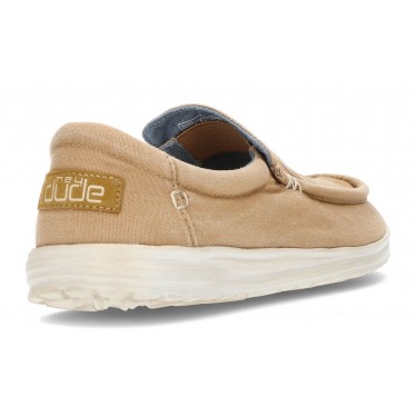 SCARPE DUDE MIKKA 150301 WASHED_TOBACCO