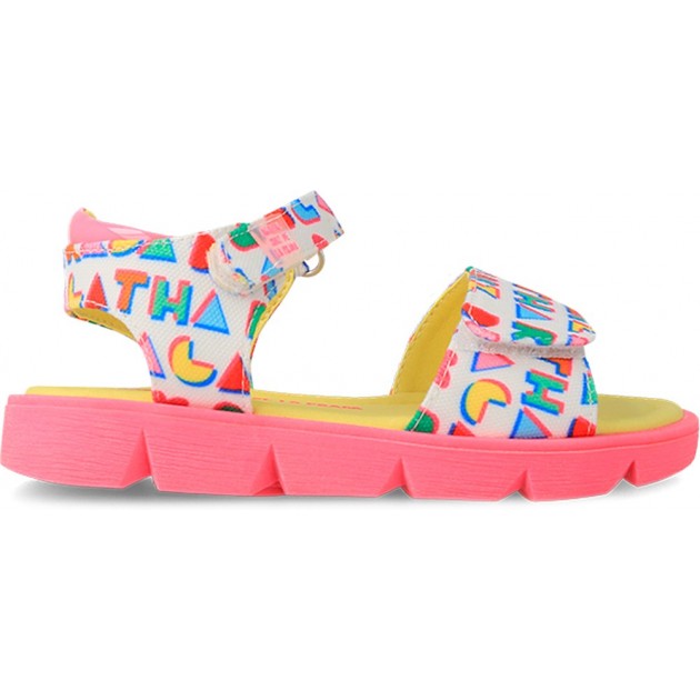 AGATHA RUIZ DE LA PRADA SANDALI STAMPATI 232955 BLANCO