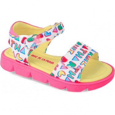 AGATHA RUIZ DE LA PRADA SANDALI STAMPATI 232955 BLANCO