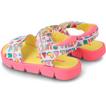 AGATHA RUIZ DE LA PRADA SANDALI STAMPATI 232955 BLANCO