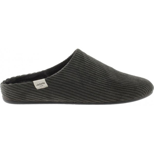 CIABATTE VICTORIA UNISEX NORD IN VELLUTO A COSTE 1081107 NEGRO