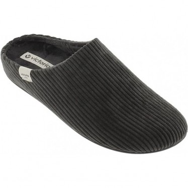 CIABATTE VICTORIA UNISEX NORD IN VELLUTO A COSTE 1081107 NEGRO