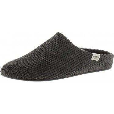 CIABATTE VICTORIA UNISEX NORD IN VELLUTO A COSTE 1081107 NEGRO