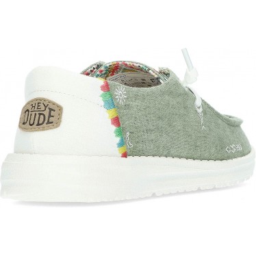 DUDE WENDY BOHO SCARPE OLIVE