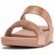 SANDALI FITFLOP LULU LASERCRYSTAL LEATH SLIDES EU2 ROSE_GOLD