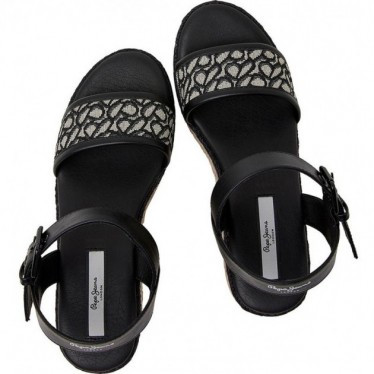 SANDALI PEPE JEANS WITNEY JACQUARD PLS90594 BLACK