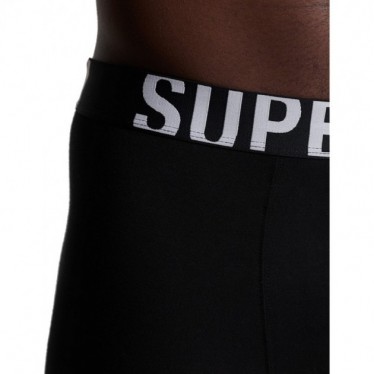 BOXER SUPERDRY M3110340A LOGO CONFEZIONE DOPPIA BLACK_WHITE