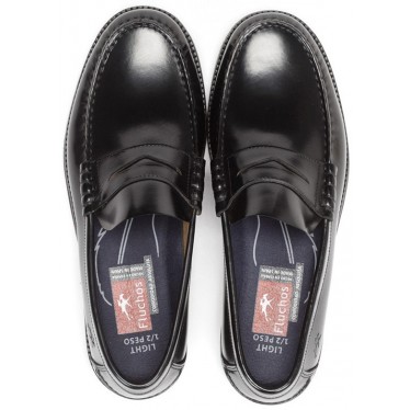 FLUCHOS F0047 STAMFORD MOCASINO UOMO NEGRO