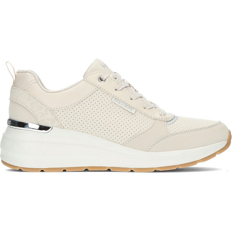SPORT SKECHERS MILIARDI DI PUNTI SOTTILI 155616 TAUPE