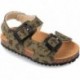 SANDALI GARVALIN 232666 STAMPA CAMOUFLAGE KAKI