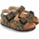 SANDALI GARVALIN 232666 STAMPA CAMOUFLAGE KAKI