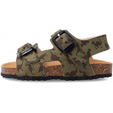 SANDALI GARVALIN 232666 STAMPA CAMOUFLAGE KAKI