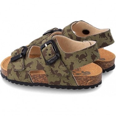 SANDALI GARVALIN 232666 STAMPA CAMOUFLAGE KAKI