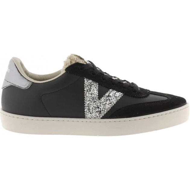 SNEAKER VICTORIA BASKET BERLINO GLITTER 1126185 NEGRO SNEAKER VICTORIA BASKET BERLINO GLITTER 1126185 NEGRO