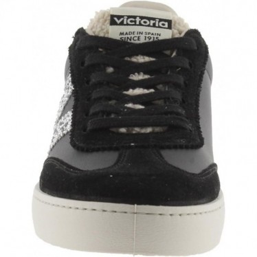 SNEAKER VICTORIA BASKET BERLINO GLITTER 1126185 NEGRO