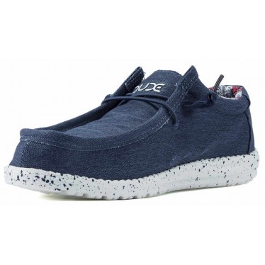 SCARPE DUDE WALLY STRETCH M 11038 BLUE