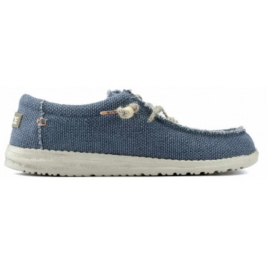 SCARPE DUDE WALLY BRAIDED M NAVY