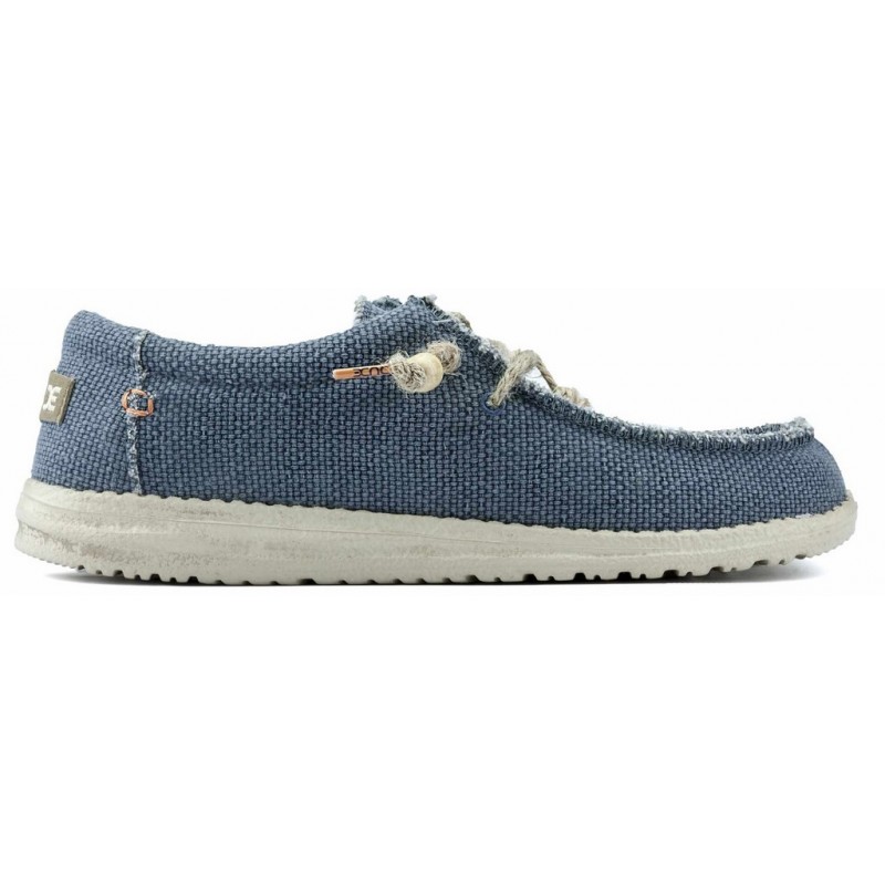 SCARPE DUDE WALLY BRAIDED M NAVY