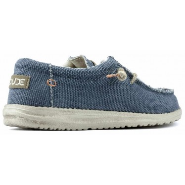 SCARPE DUDE WALLY BRAIDED M NAVY