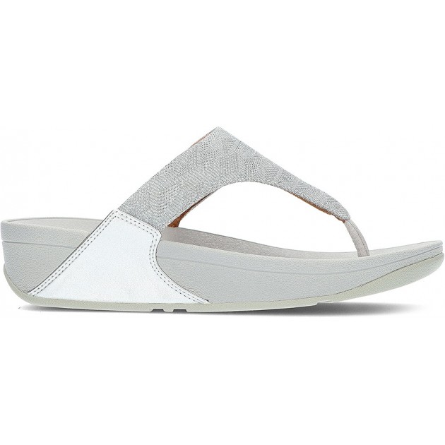 SANDALI FITFLOP LULU GLITZ ET8 SILVER SANDALI FITFLOP LULU GLITZ ET8 SILVER