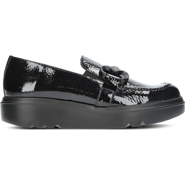 WONDERS CARIBOU MOCASSINI A-2821 NEGRO WONDERS CARIBOU MOCASSINI A-2821 NEGRO