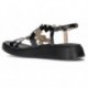 SANDALI MERAVIGLIE QUEEN C-6510 NEGRO