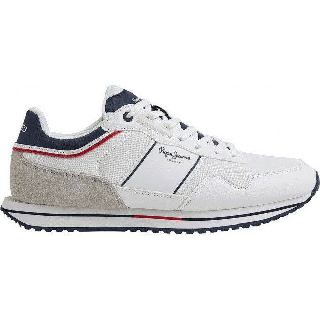 PEPE JEANS TOUR CLUB SCARPE BASE PMS30907 WHITE PEPE JEANS TOUR CLUB SCARPE BASE PMS30907 WHITE