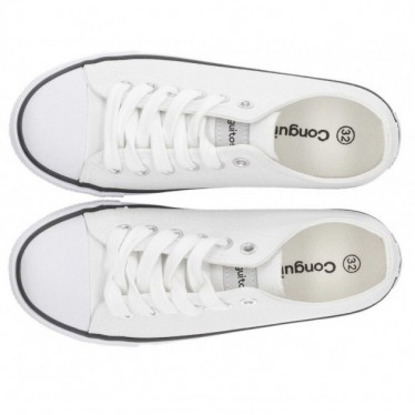 SNEAKERS IN TELA CONGUITO 28301 BLANCO