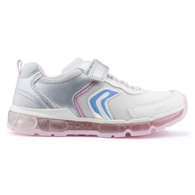 Sneakers GEOX ANDROID GIRL SILVER_WHITE Sneakers GEOX ANDROID GIRL SILVER_WHITE