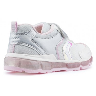 Sneakers GEOX ANDROID GIRL SILVER_WHITE