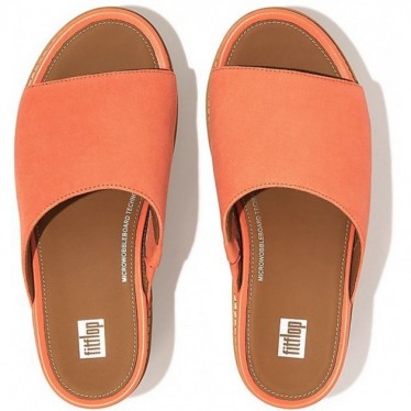 SANDALI FITFLOP ELOISE CORK-WRAP CAMOSCIO GC6 SUNSHINE_ORANGE