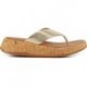 SANDALI FITFLOP FT7 F-MODE LTH PLATINO