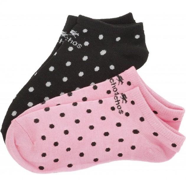 CALZE E CALZE FIORI CA011 BLACK_PINK