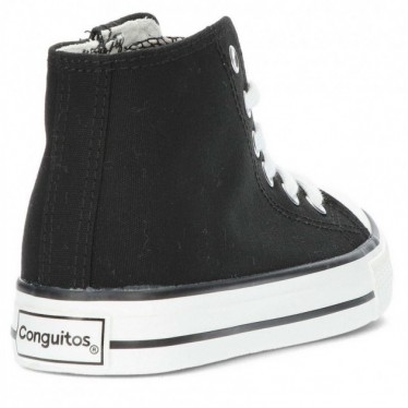 SNEAKERS ALTE CONGUITO UNISEX 28302 NEGRO