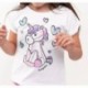 T-SHIRT CONGUITO UNICORNO MVC-50022 BLANCO