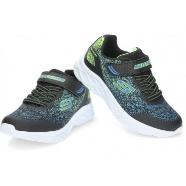 SKECHERS 403920 SNEAKERS MICROSPEC II BLUE_LIME