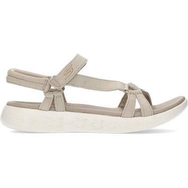 SANDALI SKECHERS IN VIAGGIO 15316 NATURAL