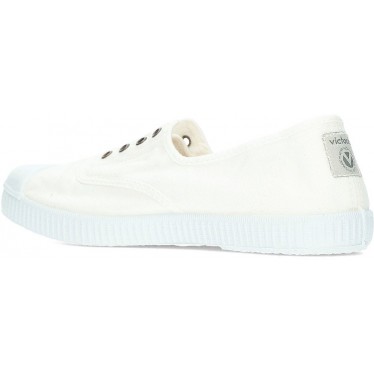 SNEAKERS VICTORIA 106623 TELA INGLESE BLANCO