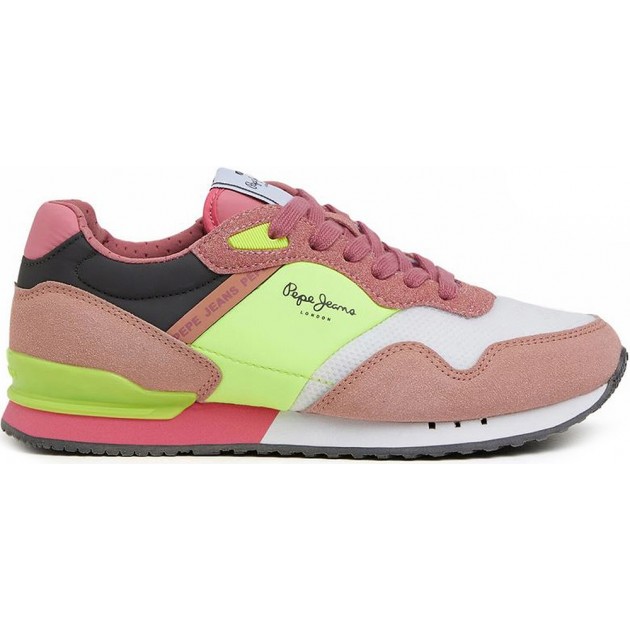 PEPE JEANS SNEAKERS LONDON MAD PLS31464 LIME_GREEN PEPE JEANS SNEAKERS LONDON MAD PLS31464 LIME_GREEN