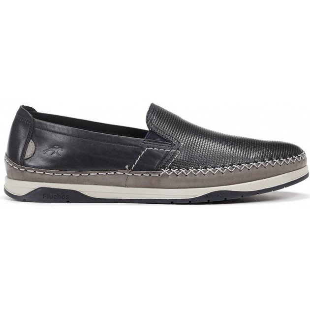 FLUCHOS F0814 HAVANA KENDAL MOCASIN UOMO MARINO_GRIS