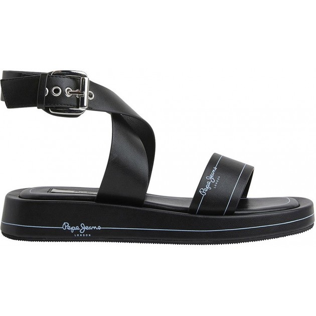 SANDALI PEPE JEANS ESTIVI LOGY PLS90579 BLACK SANDALI PEPE JEANS ESTIVI LOGY PLS90579 BLACK