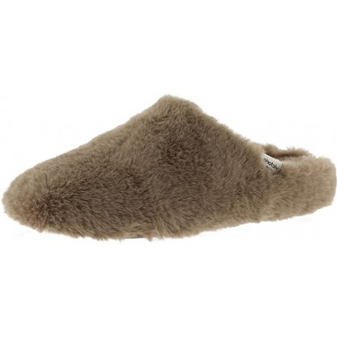 PANTOFOLE VICTORIA 1081101 CAPELLO MORBIDO MARRON
