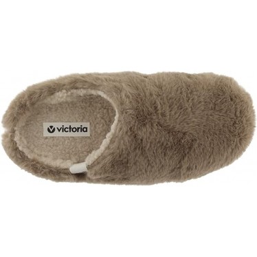 PANTOFOLE VICTORIA 1081101 CAPELLO MORBIDO MARRON