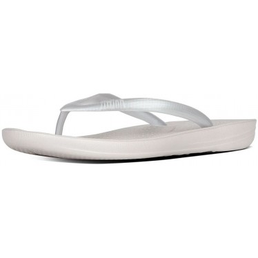 FITFLOP IQUSHION CIABATTE ERGONOMICHE E54 SILVER