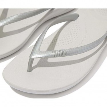 FITFLOP IQUSHION CIABATTE ERGONOMICHE E54 SILVER