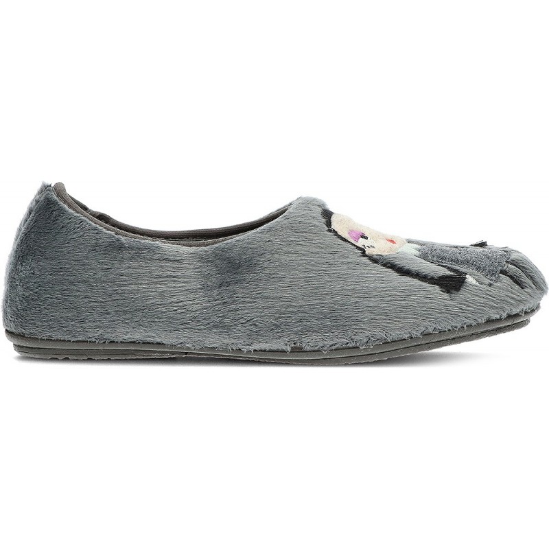 VULLADI MI PIACE LA PANTOFOLA 4604 GRIS