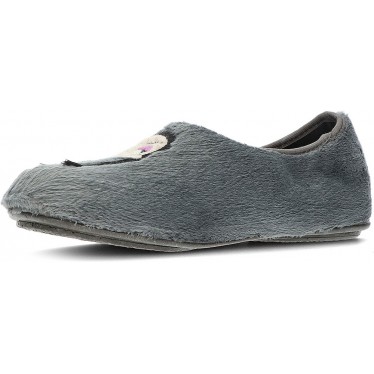 VULLADI MI PIACE LA PANTOFOLA 4604 GRIS