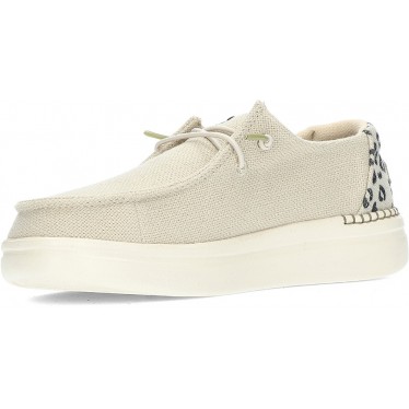 SCARPE DUDE WENDY RISE LEO 40204 CREAM