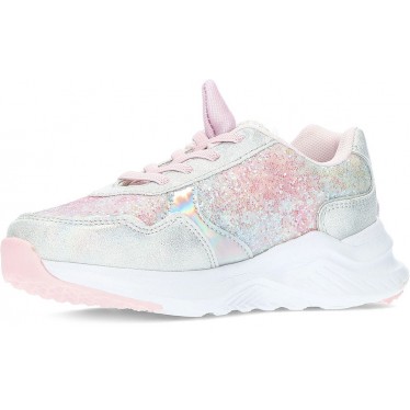 UNICORNO CONGUITOS SNEAKER CON LUCE NV126109 WHITE_PINK